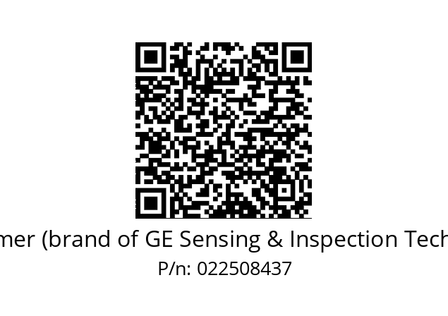   Krautkramer (brand of GE Sensing & Inspection Technologies) 022508437