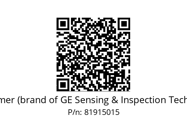   Krautkramer (brand of GE Sensing & Inspection Technologies) 81915015