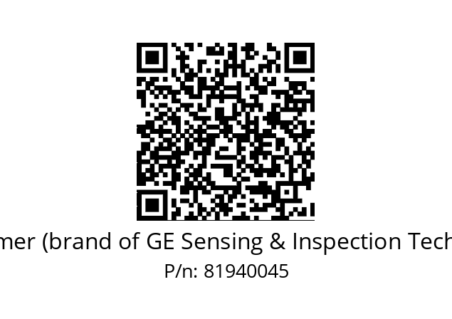   Krautkramer (brand of GE Sensing & Inspection Technologies) 81940045