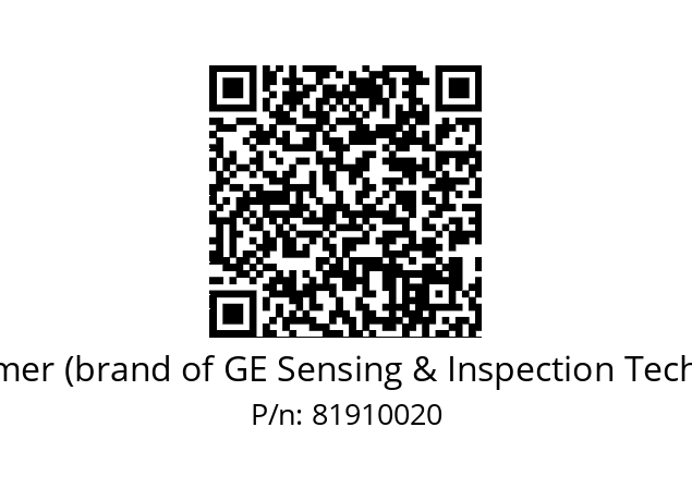   Krautkramer (brand of GE Sensing & Inspection Technologies) 81910020