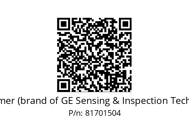   Krautkramer (brand of GE Sensing & Inspection Technologies) 81701504