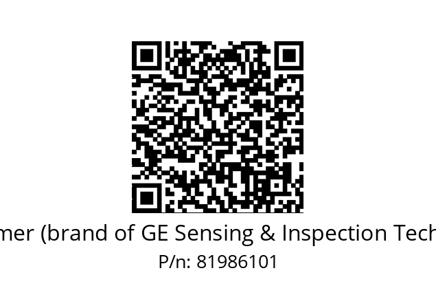   Krautkramer (brand of GE Sensing & Inspection Technologies) 81986101