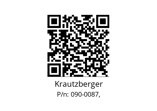   Krautzberger 090-0087,