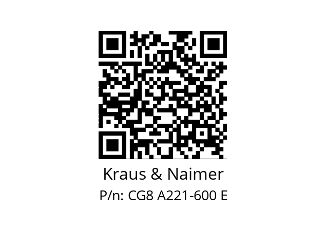   Kraus & Naimer CG8 A221-600 E