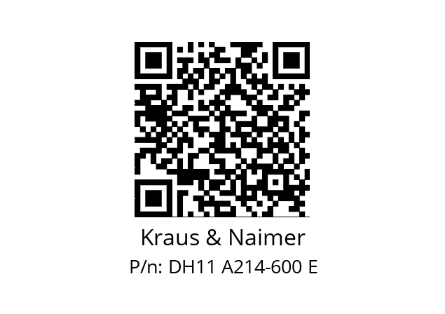   Kraus & Naimer DH11 A214-600 E