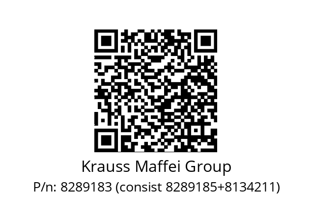   Krauss Maffei Group 8289183 (consist 8289185+8134211)