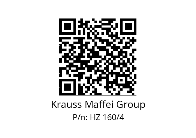   Krauss Maffei Group HZ 160/4