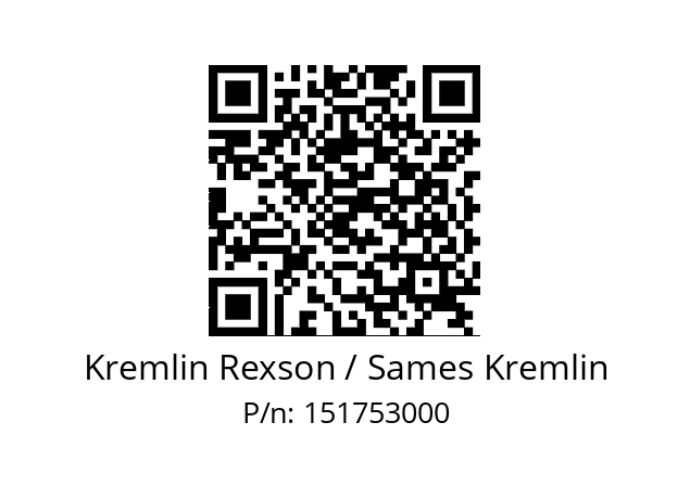   Kremlin Rexson / Sames Kremlin 151753000