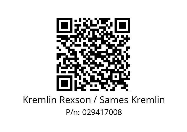   Kremlin Rexson / Sames Kremlin 029417008