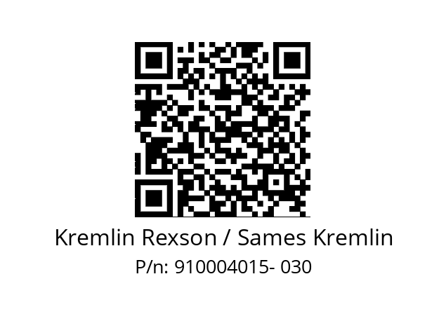   Kremlin Rexson / Sames Kremlin 910004015- 030