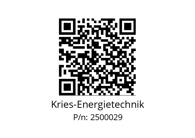   Kries-Energietechnik 2500029