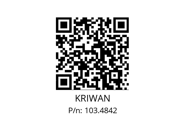   KRIWAN 103.4842