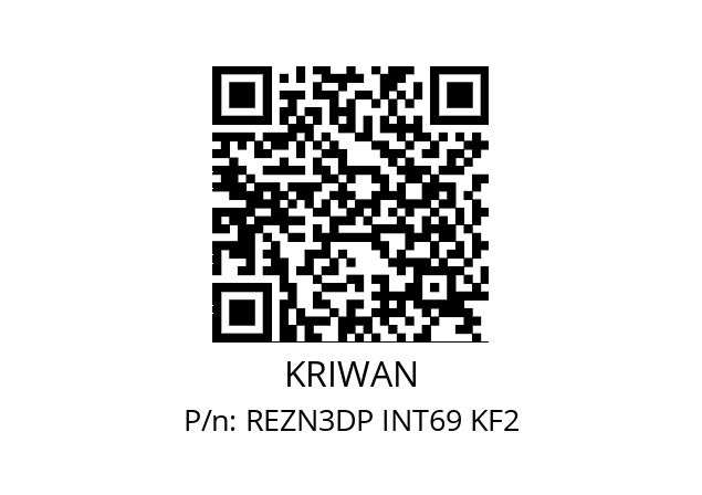   KRIWAN REZN3DP INT69 KF2