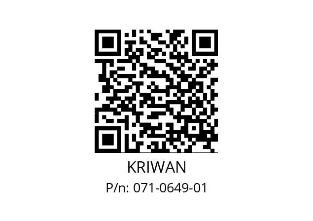   KRIWAN 071-0649-01