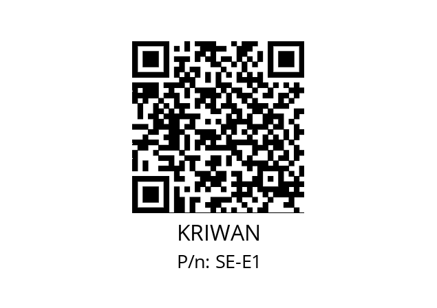   KRIWAN SE-E1