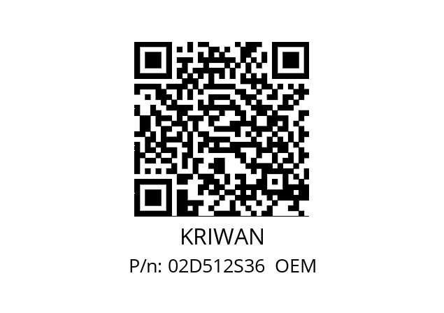   KRIWAN 02D512S36  OEM