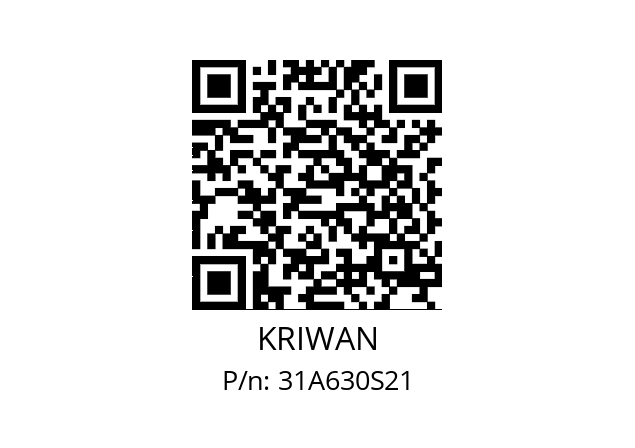   KRIWAN 31A630S21