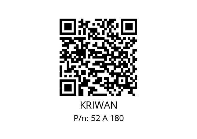   KRIWAN 52 A 180