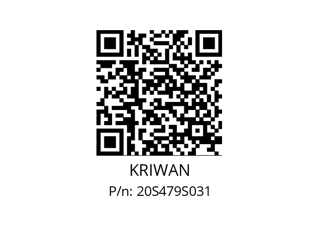   KRIWAN 20S479S031