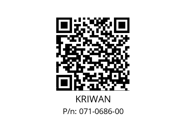   KRIWAN 071-0686-00