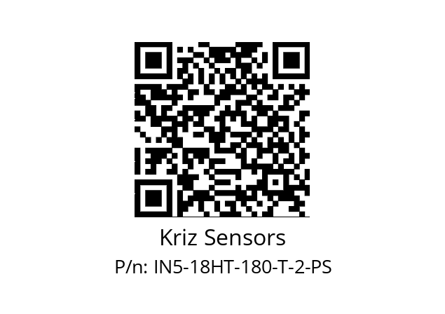   Kriz Sensors IN5-18HT-180-T-2-PS