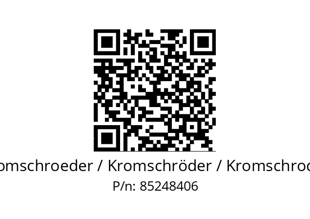   Kromschroeder / Kromschröder / Kromschroder 85248406