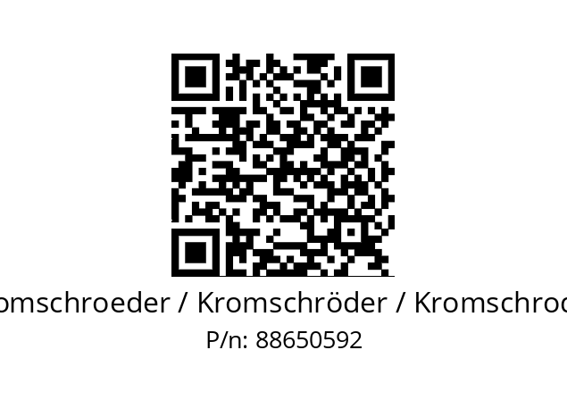   Kromschroeder / Kromschröder / Kromschroder 88650592