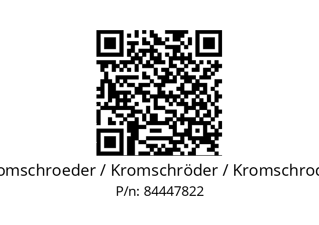  DG 50T Kromschroeder / Kromschröder / Kromschroder 84447822