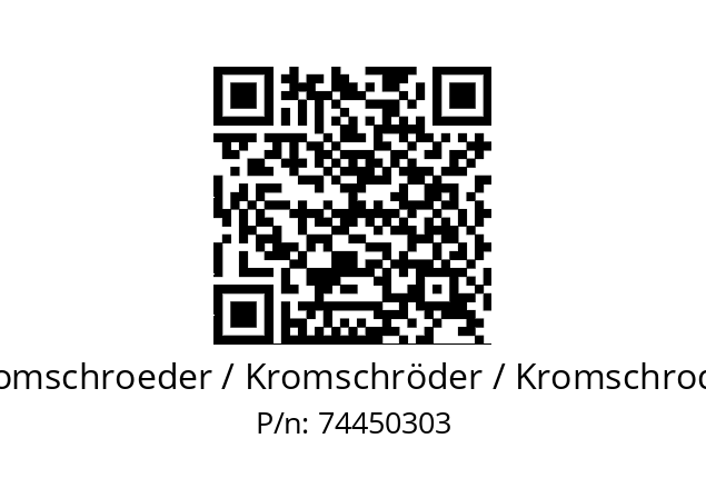  ZKIH L400 Kromschroeder / Kromschröder / Kromschroder 74450303