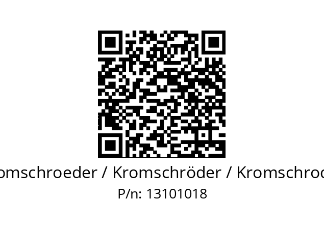  VS 125 ML02 N K 3 (OEM) Kromschroeder / Kromschröder / Kromschroder 13101018