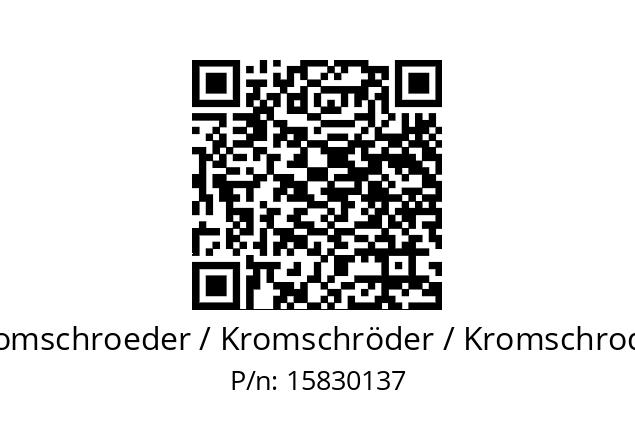  LFC 115 ML05 H 15 E (OEM) Kromschroeder / Kromschröder / Kromschroder 15830137