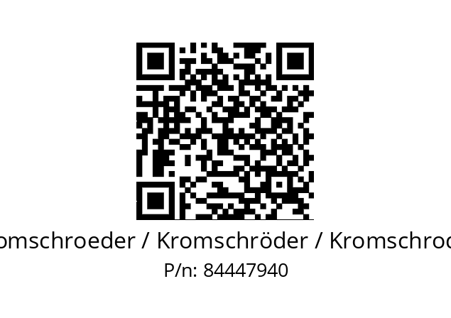  DG 500HT Kromschroeder / Kromschröder / Kromschroder 84447940