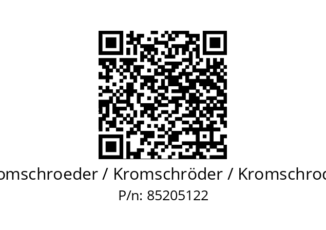  VG 15R02LT31DZ Kromschroeder / Kromschröder / Kromschroder 85205122