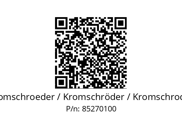  VG 40R02NT33 obsolete, replaced by 88000024 / VAS 240R/NW Kromschroeder / Kromschröder / Kromschroder 85270100