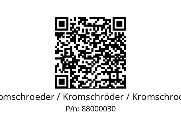  Type: VAS 250R/LW Kromschroeder / Kromschröder / Kromschroder 88000030