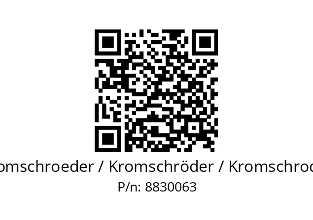  IC 20-15Q3T Kromschroeder / Kromschröder / Kromschroder 8830063