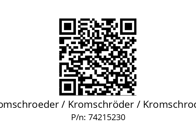  IC 50-60W30E Kromschroeder / Kromschröder / Kromschroder 74215230