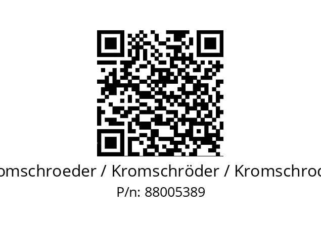  VAS 3-/50F/NW Kromschroeder / Kromschröder / Kromschroder 88005389