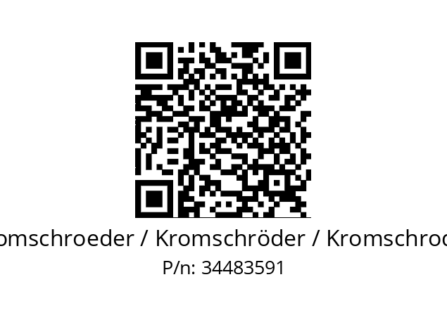   Kromschroeder / Kromschröder / Kromschroder 34483591