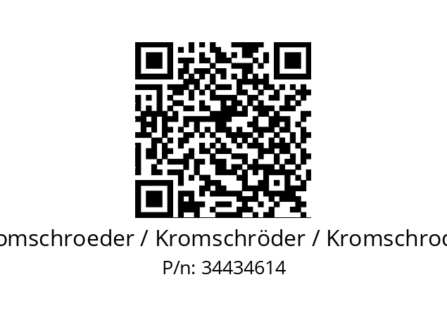   Kromschroeder / Kromschröder / Kromschroder 34434614