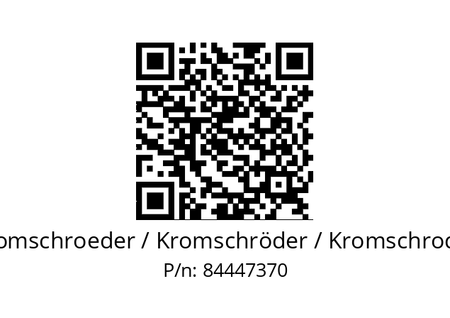   Kromschroeder / Kromschröder / Kromschroder 84447370