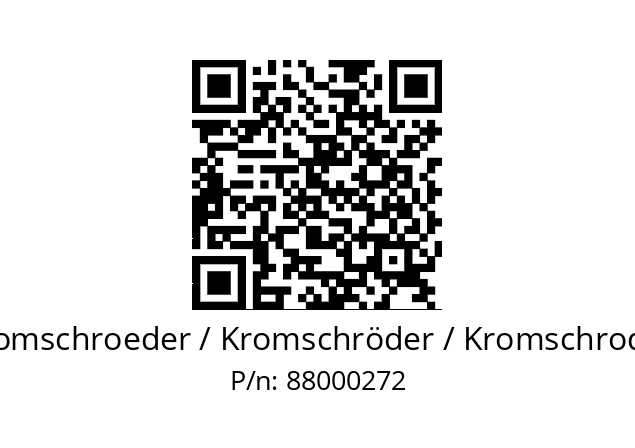   Kromschroeder / Kromschröder / Kromschroder 88000272