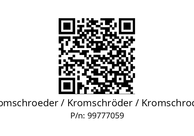   Kromschroeder / Kromschröder / Kromschroder 99777059