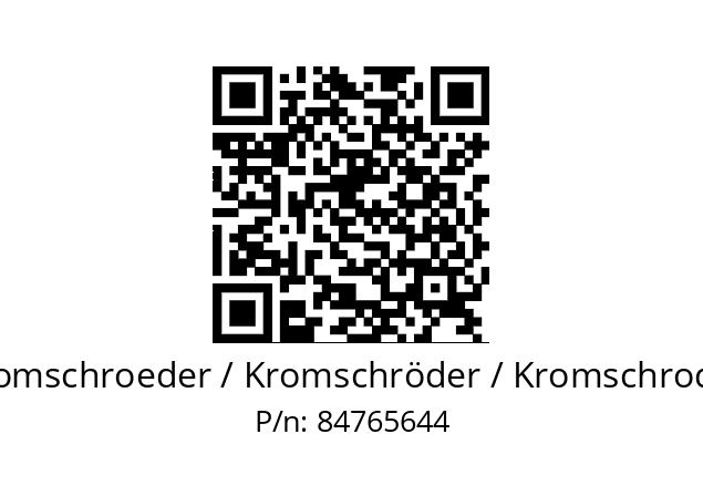   Kromschroeder / Kromschröder / Kromschroder 84765644