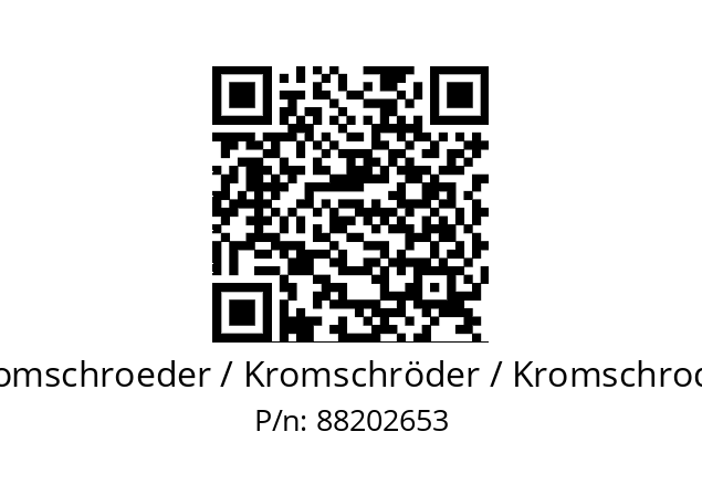   Kromschroeder / Kromschröder / Kromschroder 88202653