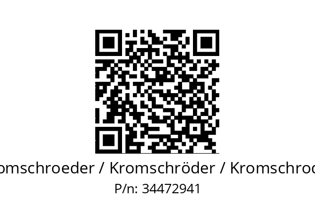   Kromschroeder / Kromschröder / Kromschroder 34472941