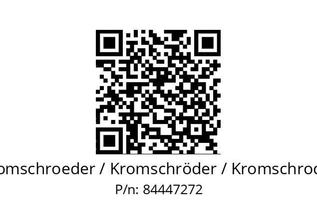   Kromschroeder / Kromschröder / Kromschroder 84447272