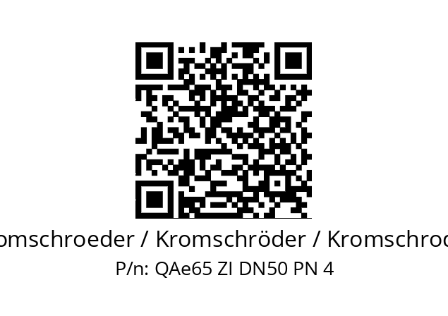   Kromschroeder / Kromschröder / Kromschroder QAe65 ZI DN50 PN 4