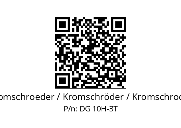   Kromschroeder / Kromschröder / Kromschroder DG 10Н-ЗТ