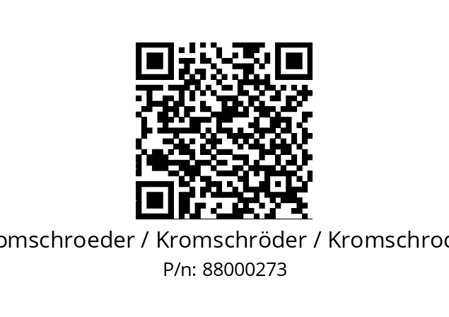   Kromschroeder / Kromschröder / Kromschroder 88000273